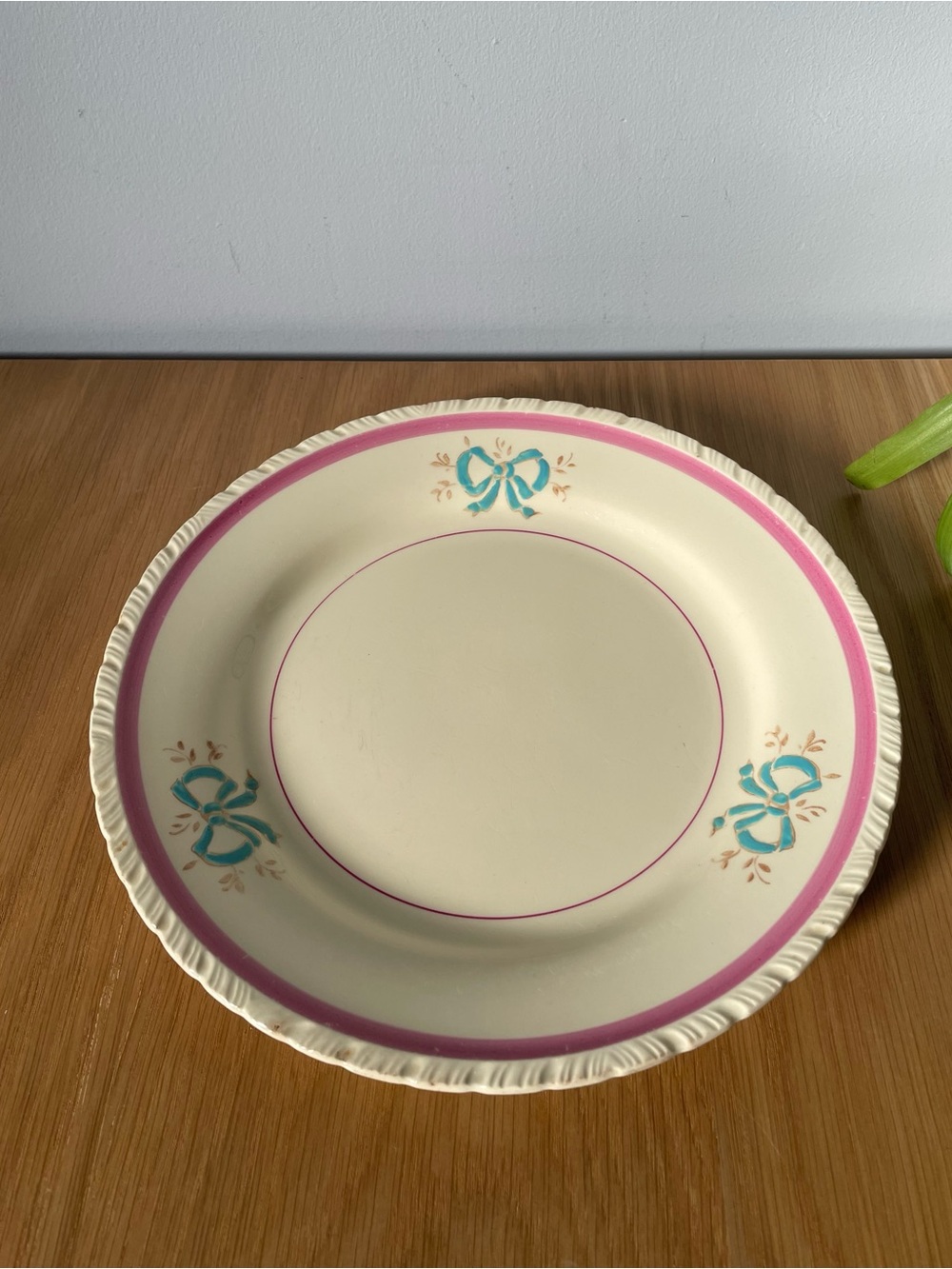 Vintage 1930s New Hall Hanley Staffordshire Plate Pattern 1329 England Art Deco